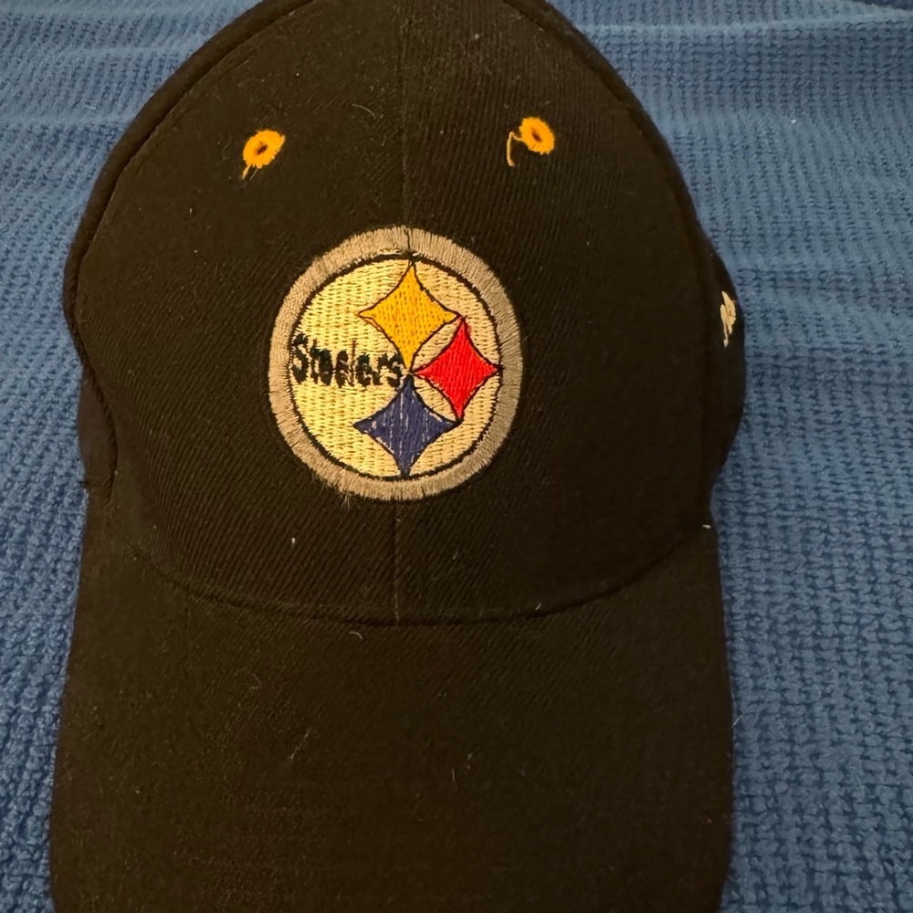 Pittsburgh Steelers black wool baseball cap